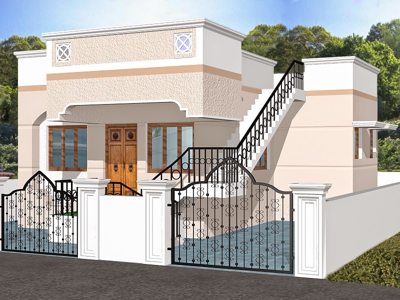  INDIAN  HOMES HOUSE  PLANS  HOUSE  DESIGNS 775 SQ FT 