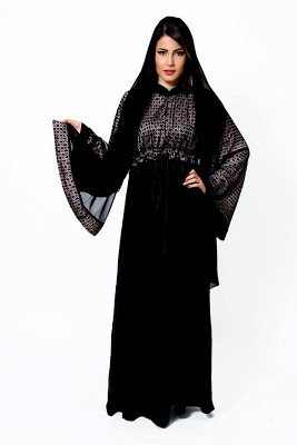 Latest Dubai, Irani Islamic Embroidered Abaya Collection 2013 - 2014 ...