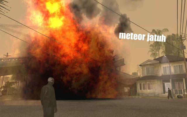 meteor jatuh