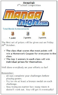 Week 6 – Mangahigh Mania!!