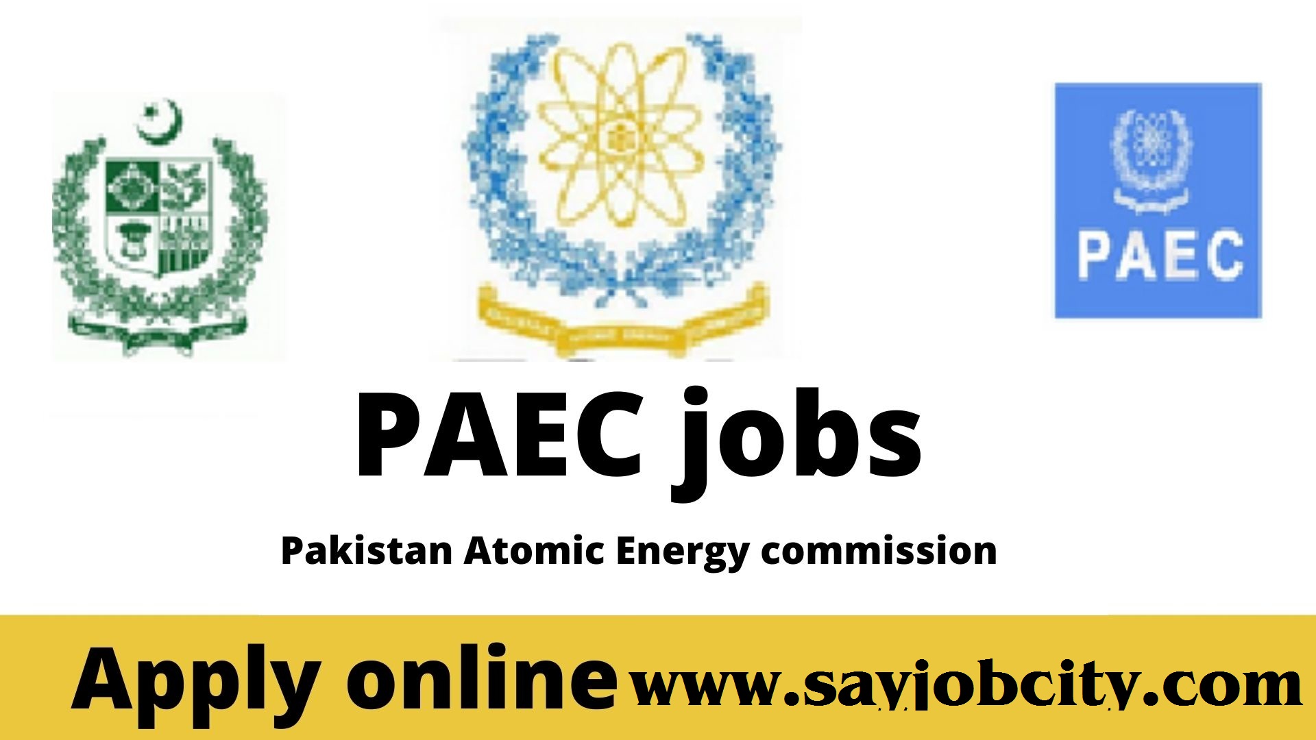 Pakistan Atomic Energy Jobs 2021 - Atomic Energy Jobs - Public Sector Organization Pakistan Atomic Energy Jobs 2021
