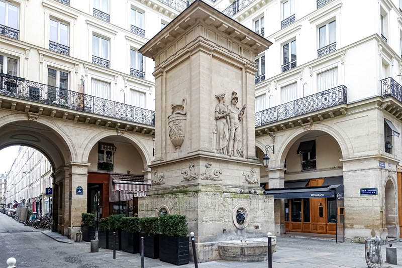La Fontaine De Mars 129 Rue Saint Dominique 75007 Paris Paris : Fontaine de Mars, point d'eau martial au 129 rue Saint