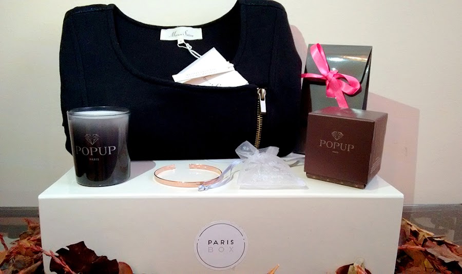 Interior caja sorpresa Paris Box