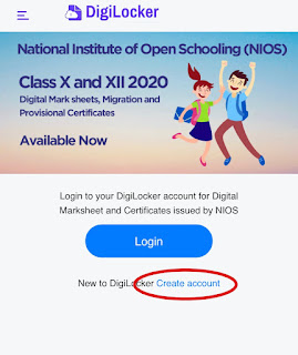Digilocker Create Account