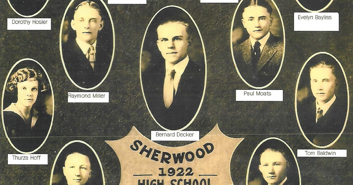 Defiance County, Ohio Genealogy Sherwood High School Graduates 1922