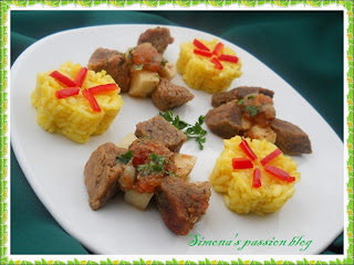 Friptura de vita cu nuca de cocos