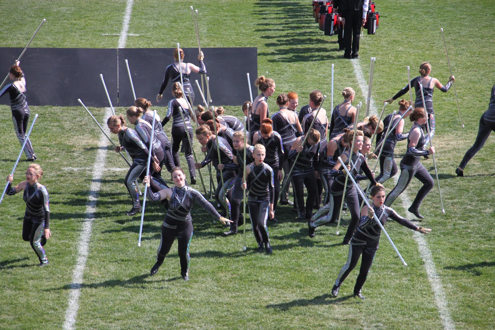 AF Color Guard Mt Nebo Marching Band Competition