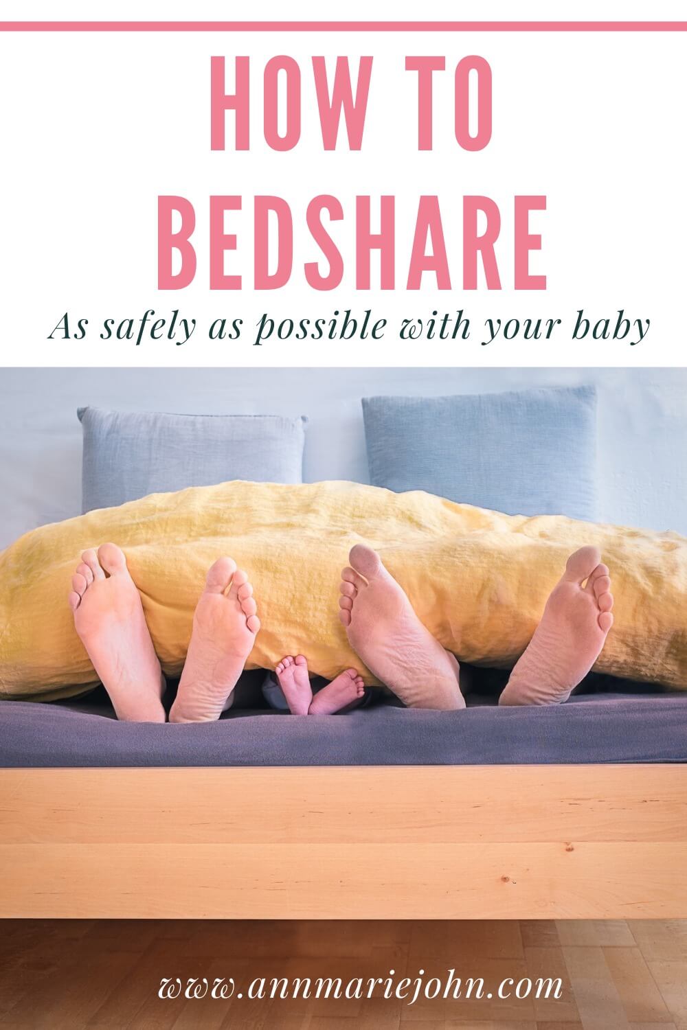 how to bed-share as safe as possible with your baby.