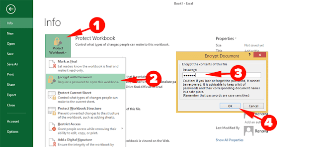 Cara Mengunci File Excel Cara Mengunci File Excel