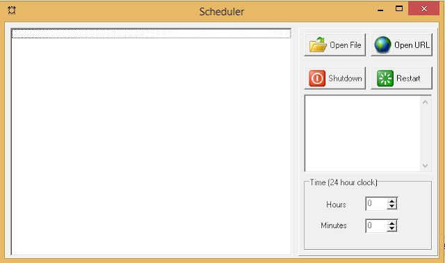 Scheduler برنامج لفتح البرامج والروابط في أي وقت أنت تختاره على الويندوز