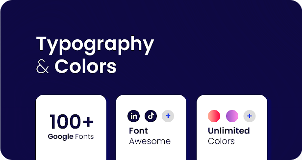 Deepr - Typography and Colors