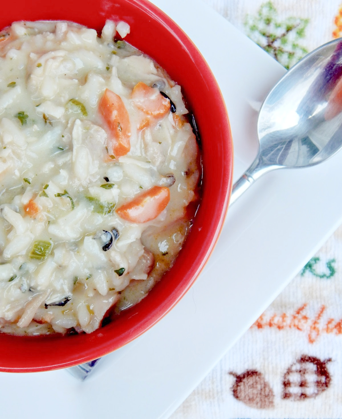 Creamy Turkey & Wild Rice Soup Creamy Turkey & Wild Rice Soup