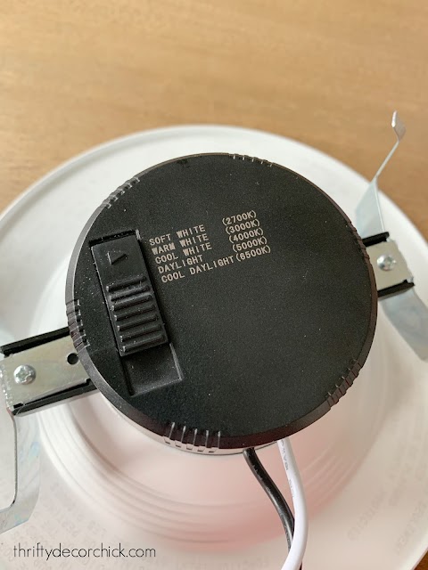 adjustable warmth led can lights