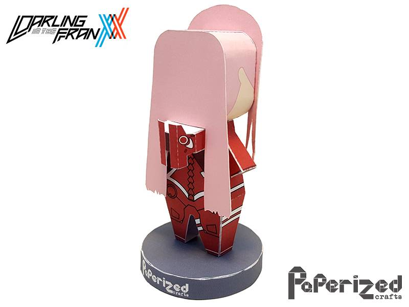 Darling in the Franxx Zero Two Papercraft Paperized Crafts