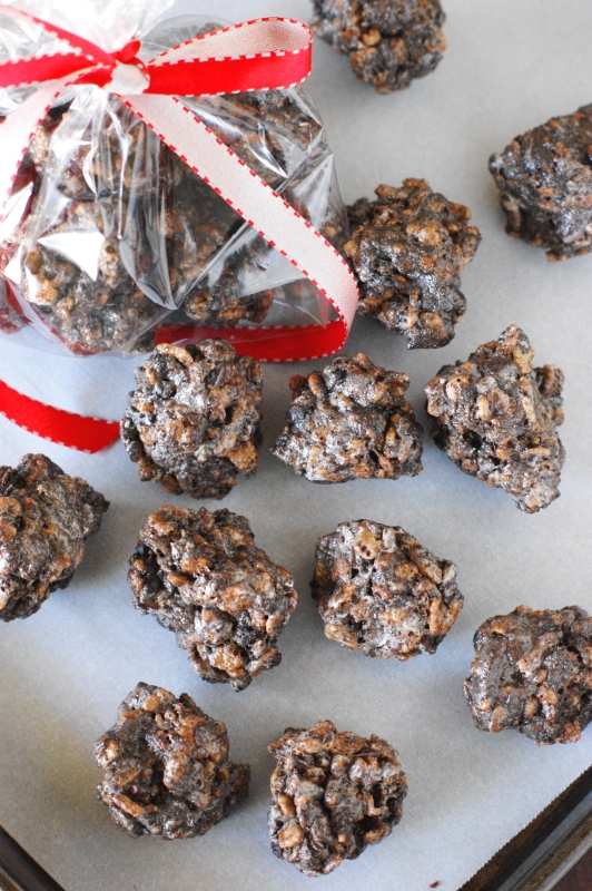 NoBake Oreo Krispie Treats Coal The Kitchen is My Playground