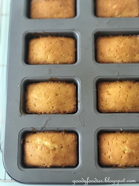 GoodyFoodies Recipe Mini lime syrup sponges (Nigella Lawson)