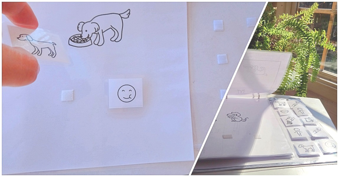 social story aac piesek za darmo piktogramy pcs