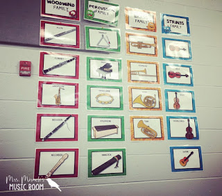 Mrs. Miracle's Music Room Reveal: Blog post includes tons of pics, and solutions for organizing your music room!