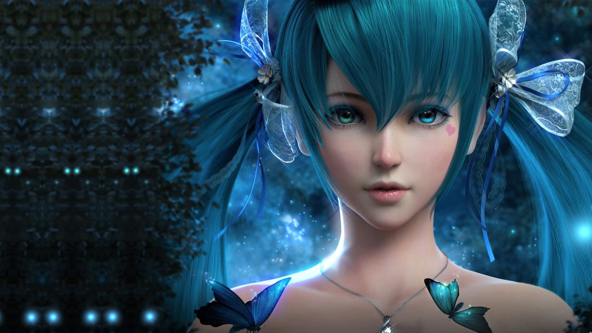 Blue-haired Fairy Anime Fan Art - wide 4