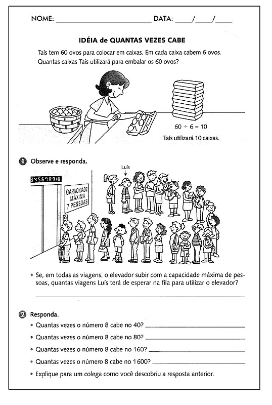 Ensino, Educação e Reflexão: Algoritmo da Divisão - 3º ao 5º anos