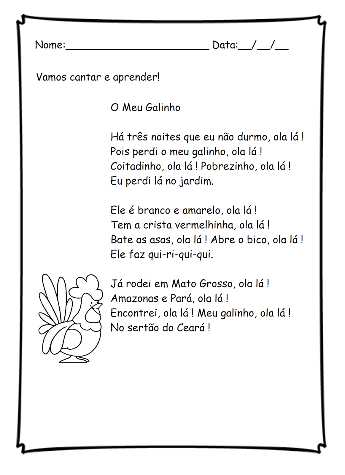 Mania de ensinar Atividades com a