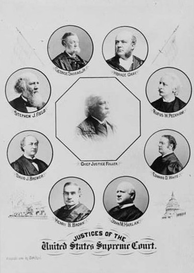 US supreme court justices Plessy