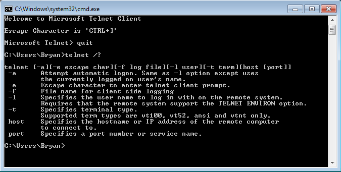 How To Enable Telnet Command On Windows 7 And Vista