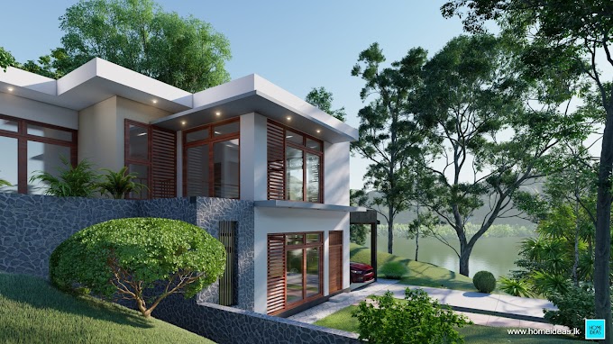 Two story 3 Bedroom Modern House Design @ Kandy lake side - House Designs Sri Lanka - www.homeideas.lk