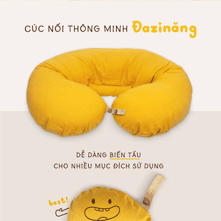 [A159] Cải thiện chất lượng giấc ngủ với gối bầu đậu khuyết thông minh