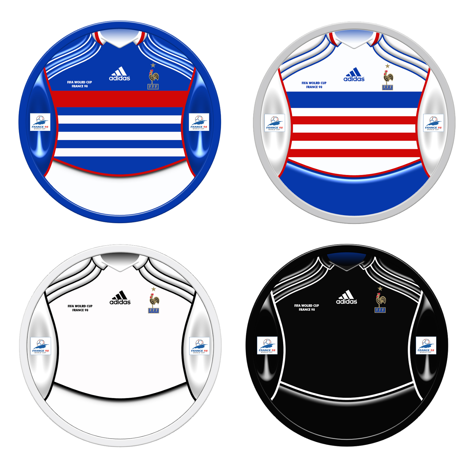 EQUIPACIONES FUTBOLCHAPAS A.C.R: SELECCIONES MUNDIALES