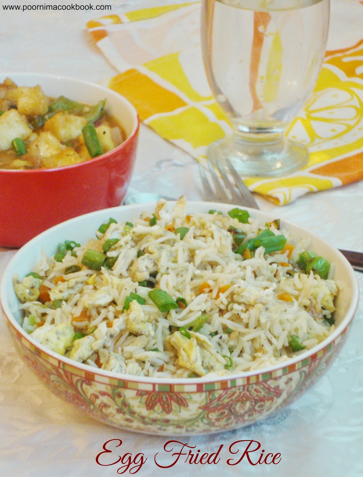 Poornima's Cook Book: Egg Fried Rice (Indo Chinese)