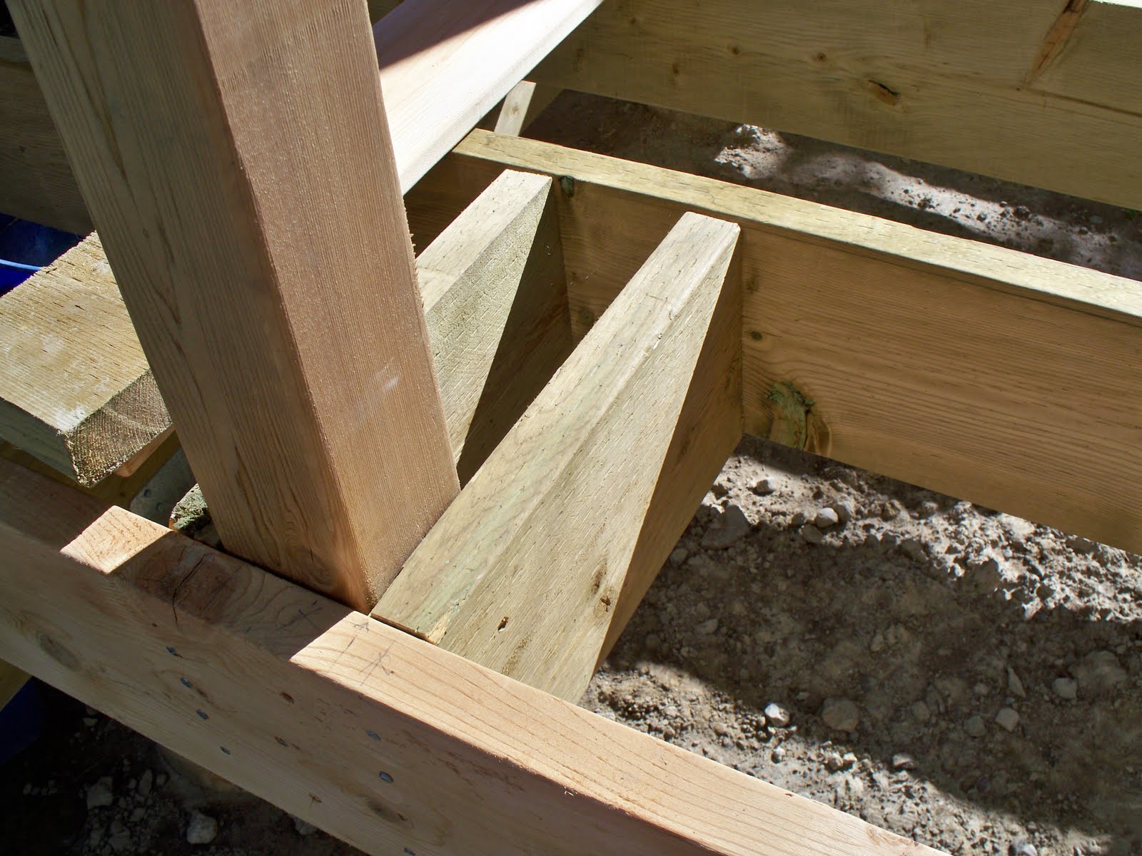 Kevin & Laurie Build a Deck Step 7 Railing Posts and Decking