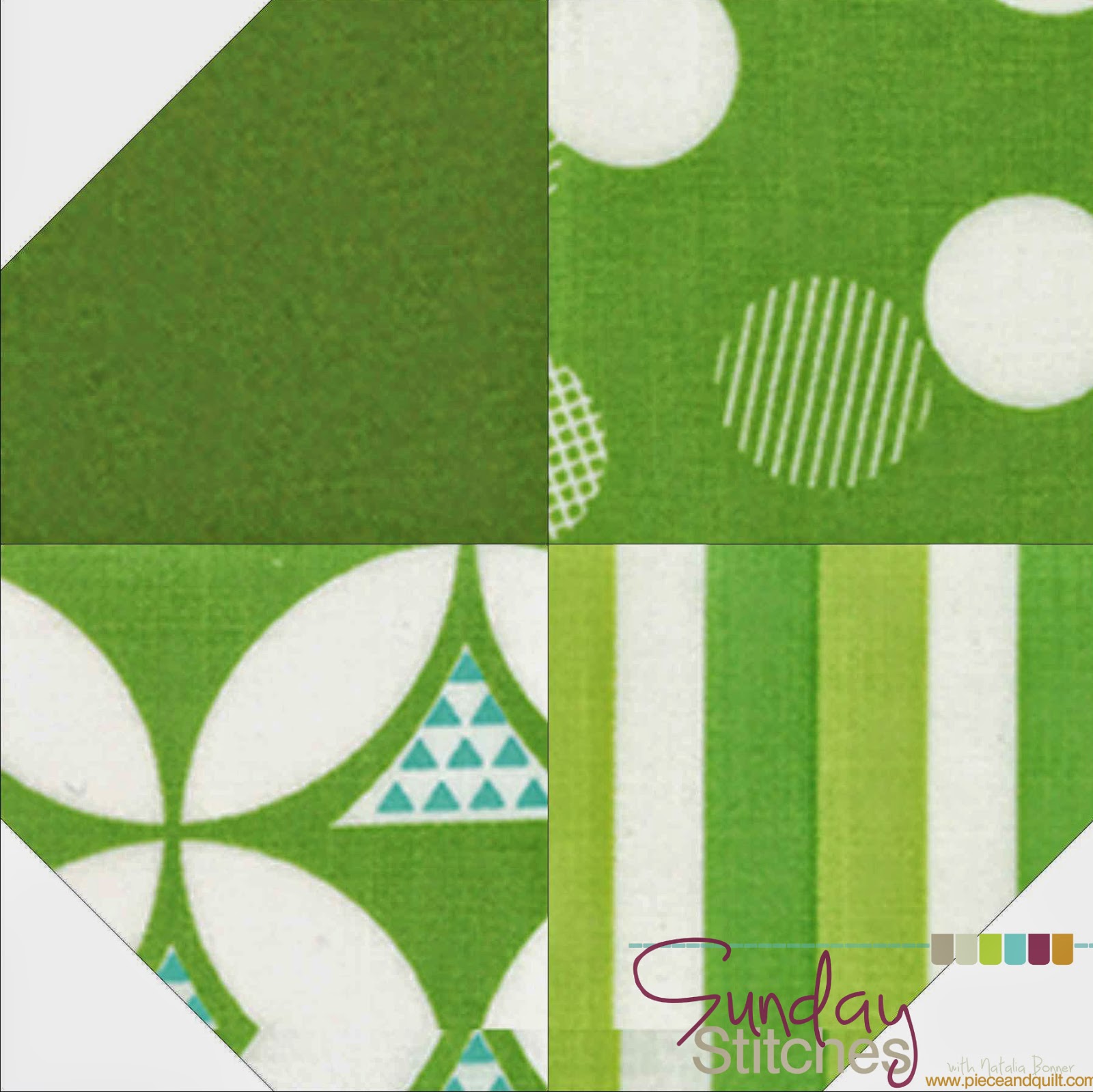 Piece N Quilt How to Clover Quilt Block Tutorial Sunday Stitches