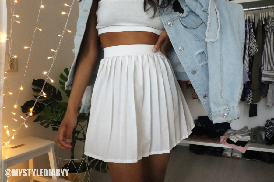 HOW TO MAKE A TENNIS SKIRT (KNIFE PLEATED) Mystylediaryy