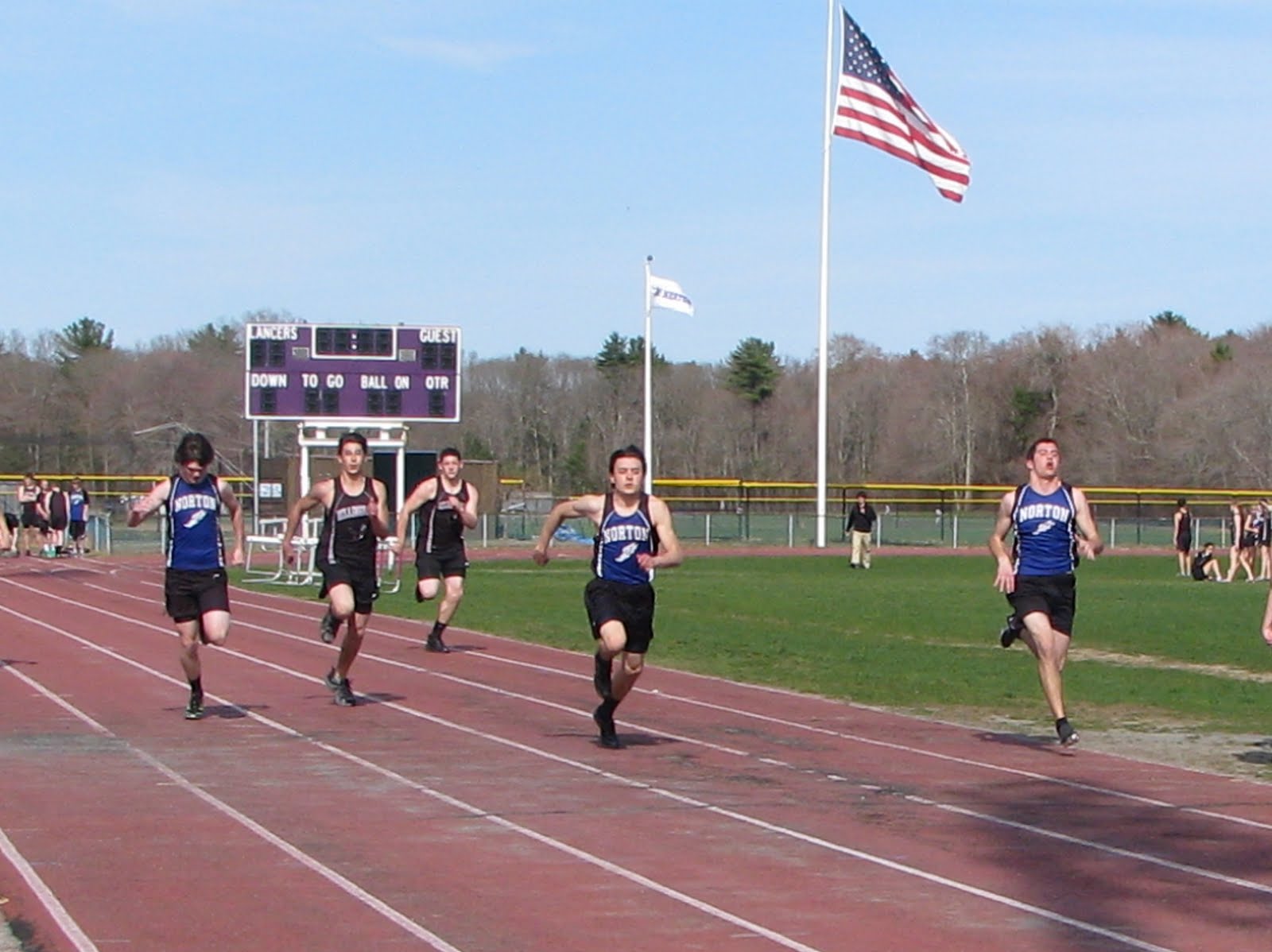 NORTON TRACK AND FIELD Norton Boys in Cruise Control vs. the