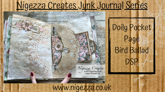 Nigezza Creates with Stampin' Up! My First Junk Journal: Bird Ballad & Medium Daisy Pinch