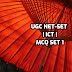 UGC NET-SET | ICT | MCQ Set 1 