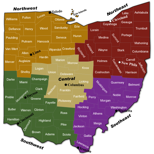 OHventures 88 Counties In Ohio = 88 Things To Do! (Regional)