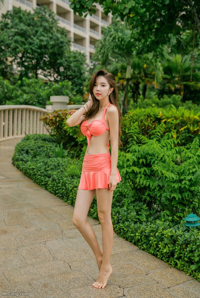 Beautiful Park Soo Yeon in the beach fashion picture in November 2017 (222 photos) photo 7-16