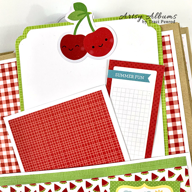 Artsy Albums Scrapbook Album and Page Layout Kits by Traci Penrod Life is A Picnic Summer