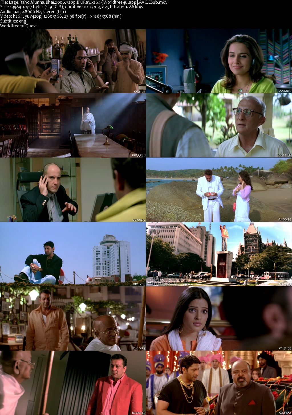 Lage Raho Munna Bhai 2006 Hindi Movie Download || BluRay 720p