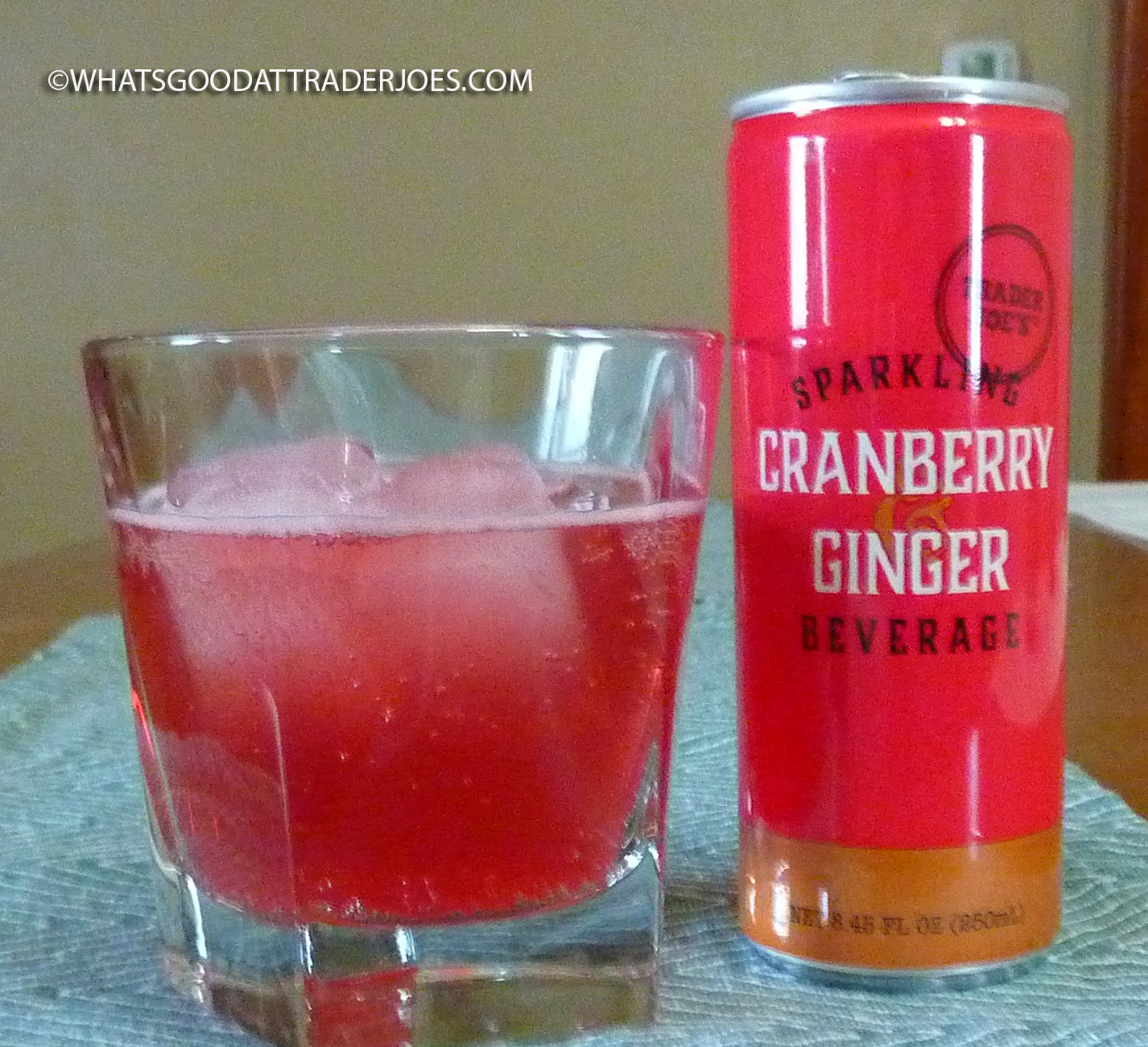 What's Good at Trader Joe's? Trader Joe's Sparkling Cranberry & Ginger Beverage