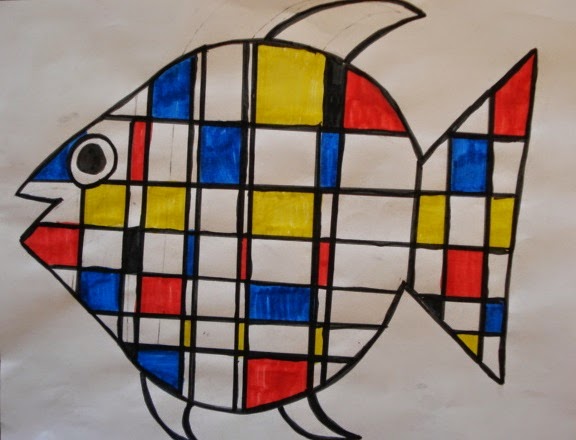 a faithful attempt: Mondrian-Inspired Animals