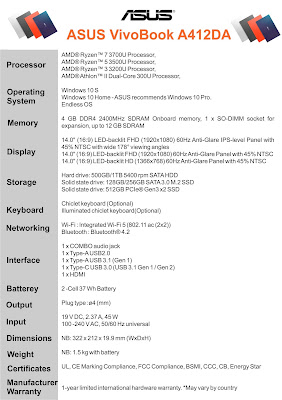 Asus VivoBook Ultra A412DA dan Tabungan Masa Depan