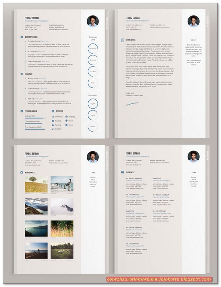 9+ Contoh Portofolio Lamaran Kerja Terbaru - Contoh Surat 