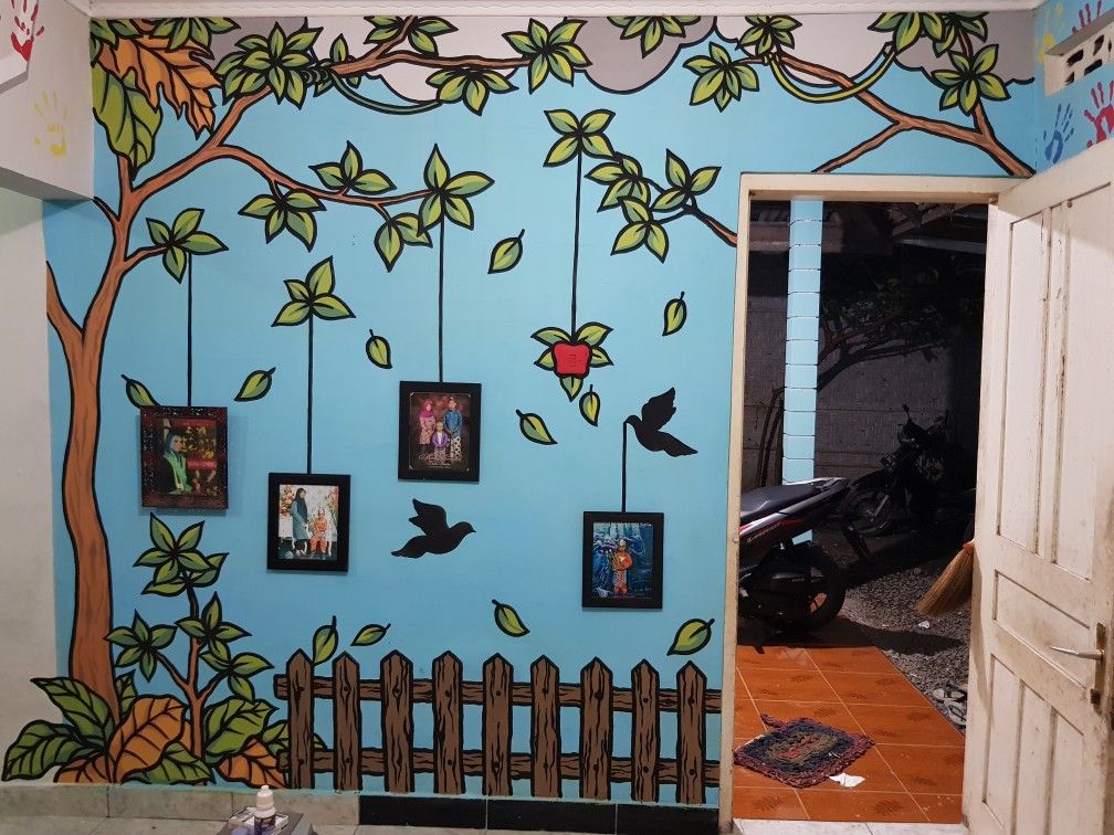 Contoh Gambar Mural Untuk Desain Dinding menarik dan keren