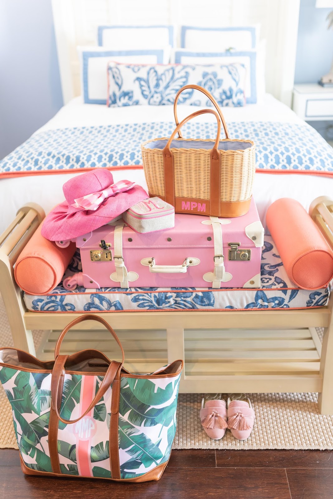 the pink clutch : Monograms  #summer