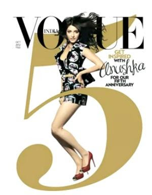 Anushka on the cover of Vogue 