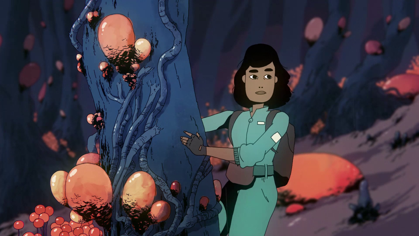 царство падальщиков scavengers reign. царство падальщиков scavengers reign. Scavengers reign анимация. 39 царство мультик 2023. Scavengers reign мультсериал.