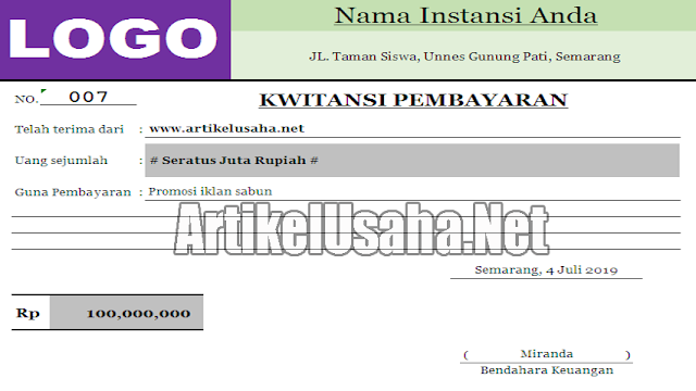 Kwitansi Kosong Pdf